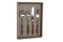 DKD Home Decor Set de Cubertería Acacia 16 Piezas Inox Natural y Plateado SKU B13PXF9EMC