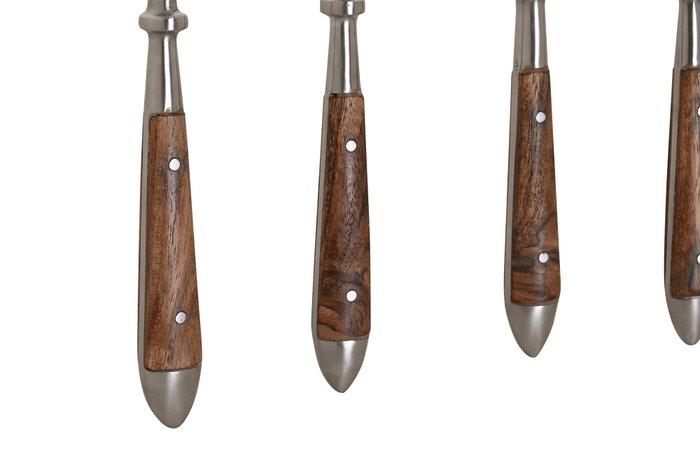 DKD Home Decor Set de Cubertería Acacia 16 Piezas Inox Natural y Plateado SKU B13PXF9EMC DKD Home Decor Set de Cubertería Acacia 16 Piezas Inox Natural y Plateado SKU B13PXF9EMC