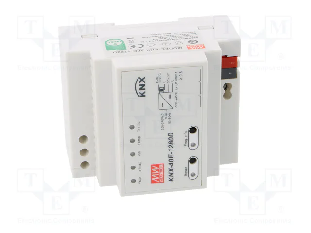 MEAN WELL KNX-40E-1280D Alimentador para carril DIN 38,4W 30VDC 1280mA MEAN WELL KNX-40E-1280D Alimentador para carril DIN 38,4W 30VDC 1280mA