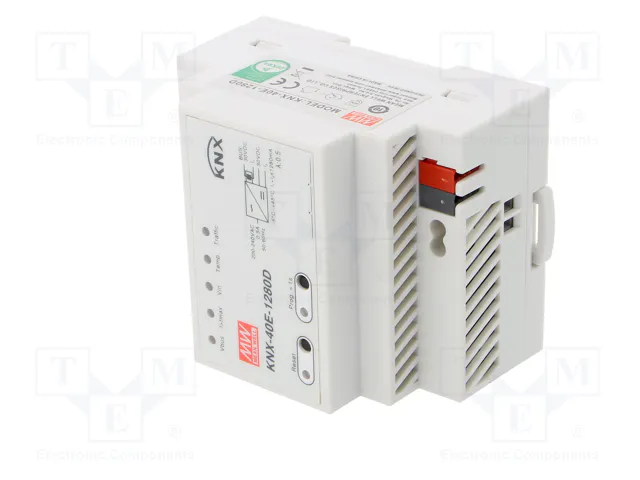 MEAN WELL KNX-40E-1280D Alimentador para carril DIN 38,4W 30VDC 1280mA MEAN WELL KNX-40E-1280D Alimentador para carril DIN 38,4W 30VDC 1280mA