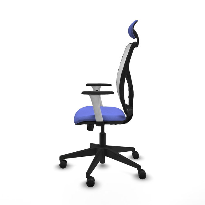 PIQUERAS Y CRESPO Silla de oficina Motilla con mecanismo Sincro, Azul claro y Blanco PIQUERAS Y CRESPO Silla de oficina Motilla con mecanismo Sincro, Azul claro y Blanco