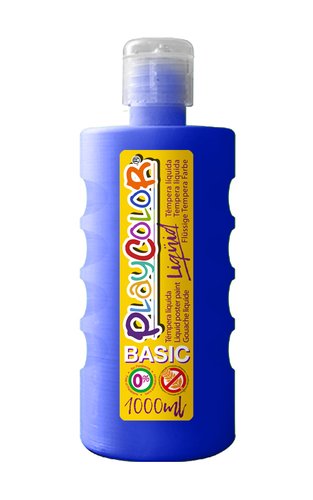 Tempera Playcolor Liqüid Liquida 1000 Ml (Botella) Azul Oscuro (Set de 6) Tempera Playcolor Liqüid Liquida 1000 Ml (Botella) Azul Oscuro (Set de 6)