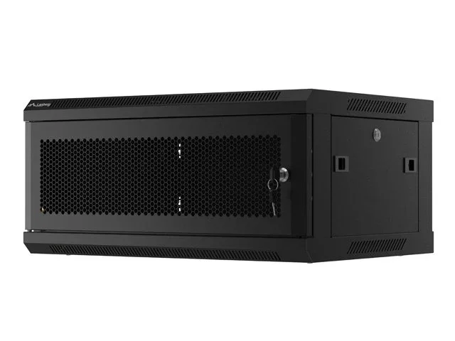Lanberg WF01-6404-23B Armario Rack 4U de Pared 600x450 Negro