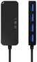 Aisens Hub USB 3.1 USB-C con 4 Puertos Tipo A, Negro