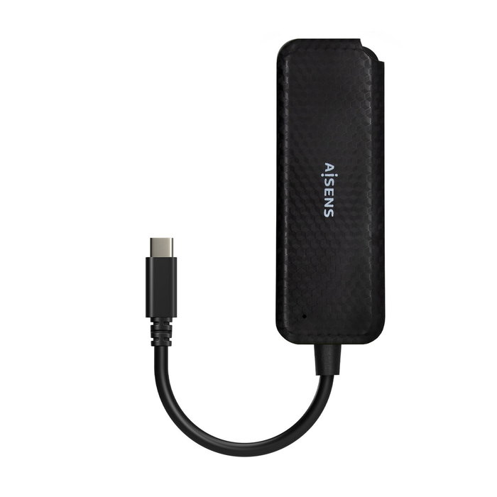 Aisens Hub USB 3.1 USB-C con 4 Puertos Tipo A, Negro
