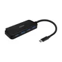Aisens Hub USB 3.1 USB-C con 4 Puertos Tipo A, Negro