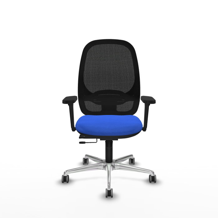 PIQUERAS Y CRESPO Silla de oficina Cilanco con mecanismo Sincro/Traslack Azul/Negro PIQUERAS Y CRESPO Silla de oficina Cilanco con mecanismo Sincro/Traslack Azul/Negro