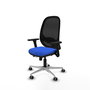 PIQUERAS Y CRESPO Silla de oficina Cilanco con mecanismo Sincro/Traslack Azul/Negro