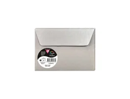 Clairefontaine Sobre Pollen 114x162 mm plata pack de 5 unidades