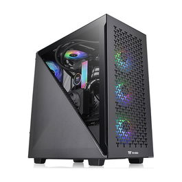 Thermaltake Divider 300 TG Air Caja Midi Tower PC Negro con Ventana Lateral y Diseño de Aire