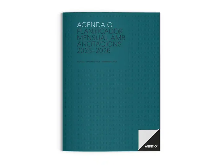 Additio Agenda Planificador 16 Meses Catalán 195x285 mm Colores Surtidos