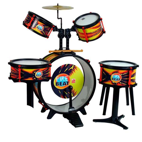 Reig Batería Completa Fire Beat a partir de 4 años Reig Batería Completa Fire Beat a partir de 4 años
