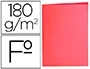 Liderpapel Subcarpeta Folio Rojo Pastel 180g/m2