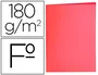 Liderpapel Subcarpeta Folio Rojo Pastel 180g/m2