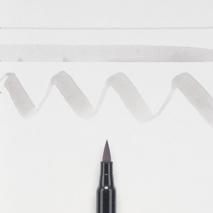 Sakura Koi Coloring Brush Pen Gris frío ligero