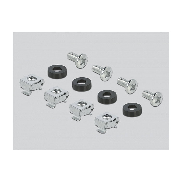 DeLOCK Panel de conexión Keystone 24 puertos 1U negro DeLOCK Panel de conexión Keystone 24 puertos 1U negro