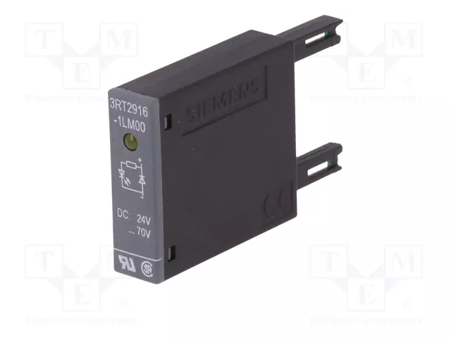 Siemens 3RT29161LM00 Diodo de supresión con LED 24-70VDC para S00