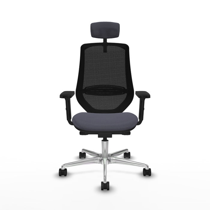 PIQUERAS Y CRESPO Silla de oficina Mardos Gris oscuro y Negro PIQUERAS Y CRESPO Silla de oficina Mardos Gris oscuro y Negro