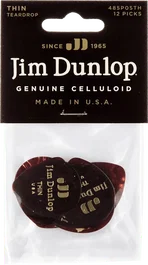 Dunlop Púas Celluloid Shell Teardrop Thin (pack de 12)