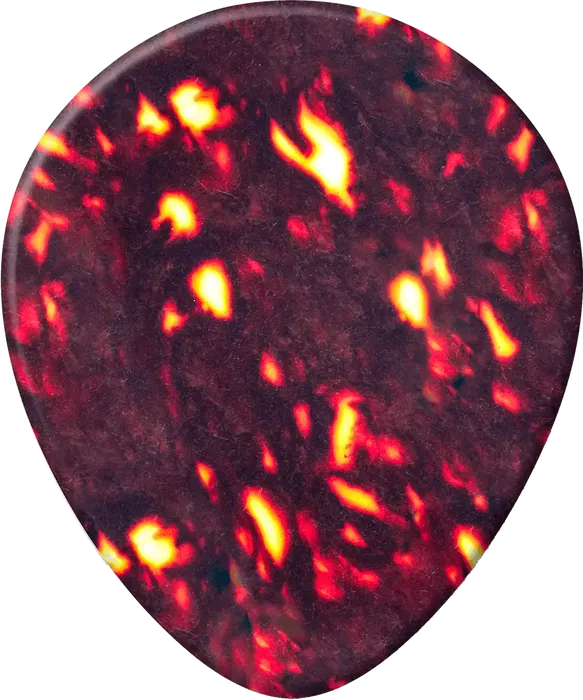 Dunlop Pack 12 Púas Genuine Celluloid Teardrop Shell - Thin