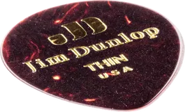 Dunlop Pack 12 Púas Genuine Celluloid Teardrop Shell - Thin