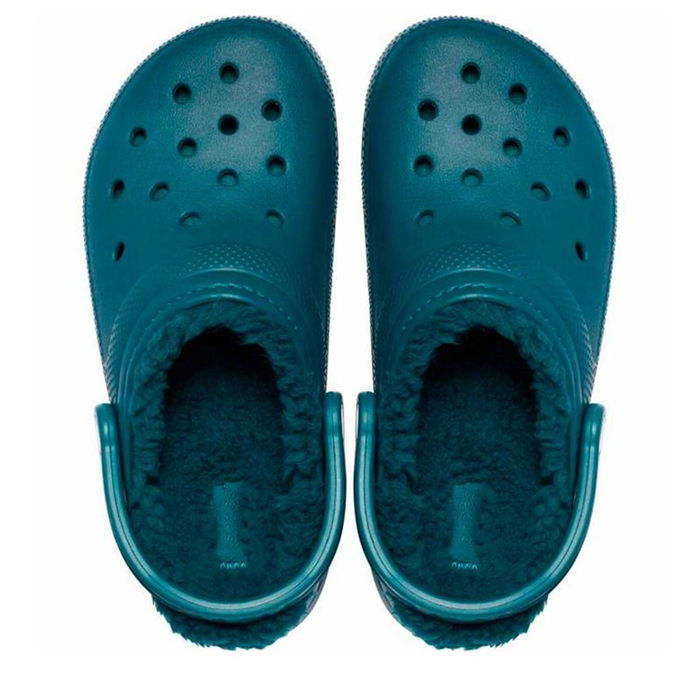 Zuecos Crocs Classic Lined Clog Azul Adultos S