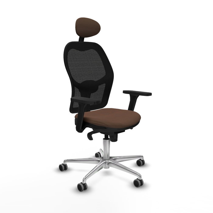 PIQUERAS Y CRESPO Silla de oficina Jorquera Marrón oscuro/Negro PIQUERAS Y CRESPO Silla de oficina Jorquera Marrón oscuro/Negro