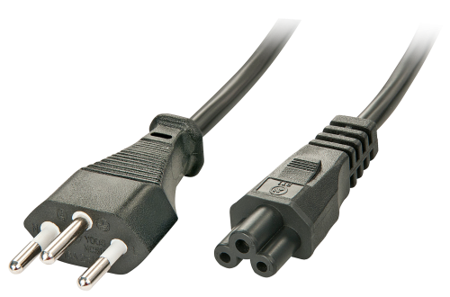 Lindy Cable de alimentación para portátiles 2 m, Enchufe suizo a C5