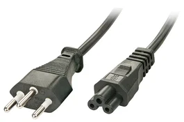 Lindy Cable de alimentación para portátiles con enchufe suizo y conector C5, 2 m
