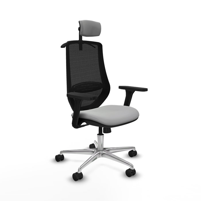 PIQUERAS Y CRESPO Silla de oficina Mardos con mecanismo Sincro, Gris claro y Negro PIQUERAS Y CRESPO Silla de oficina Mardos con mecanismo Sincro, Gris claro y Negro