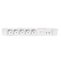 LogiLink Regleta de 5 tomas CEE 7 con mando a distancia, 1,5 m