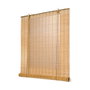Cintacor Estor enrollable de bambú ocre mango 150 x 175 cm