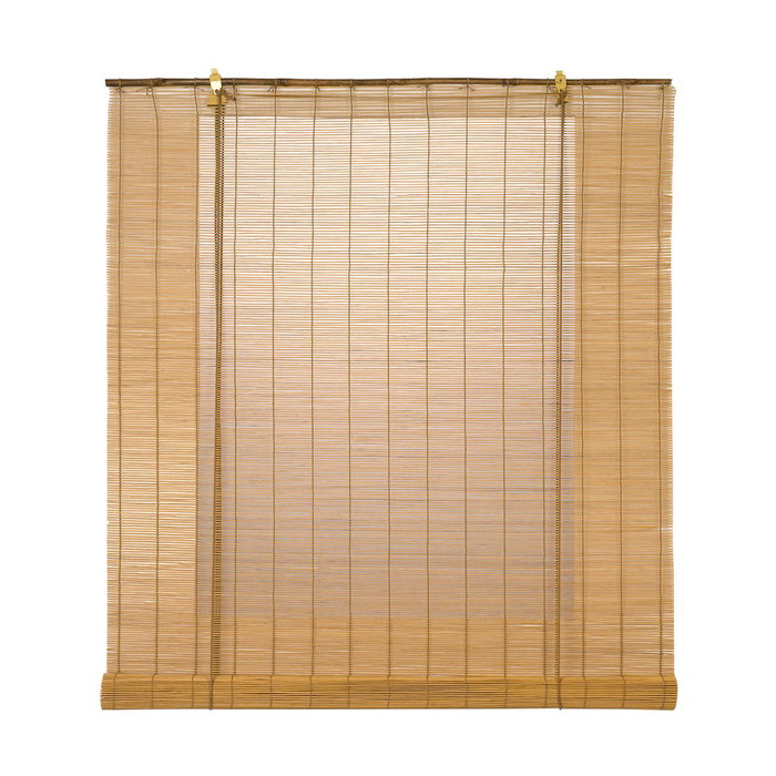 Cintacor Estor enrollable de bambú ocre mango 150 x 175 cm Cintacor Estor enrollable de bambú ocre mango 150 x 175 cm