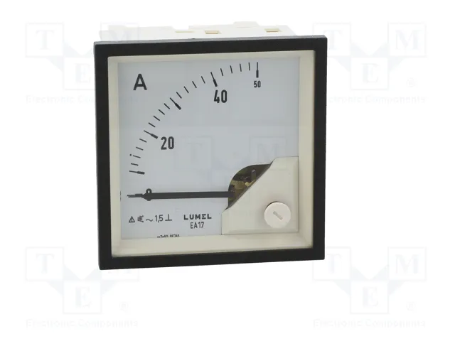 LUMEL Amperímetro para panel EA17N 0÷50A AC True RMS