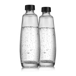 SodaStream DUO Karaffenset - Pack Doble de Botellas de Vidrio Transparente / 1047202410