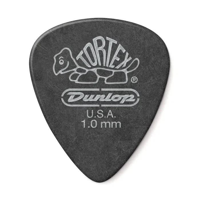 DUNLOP Púas Tortex Pitch Black Standard 1,0 mm (72 unidades) DUNLOP Púas Tortex Pitch Black Standard 1,0 mm (72 unidades)
