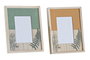 DKD Home Decor Set de 2 Marcos de Fotos de Madera y Cristal 10x15 Surtido