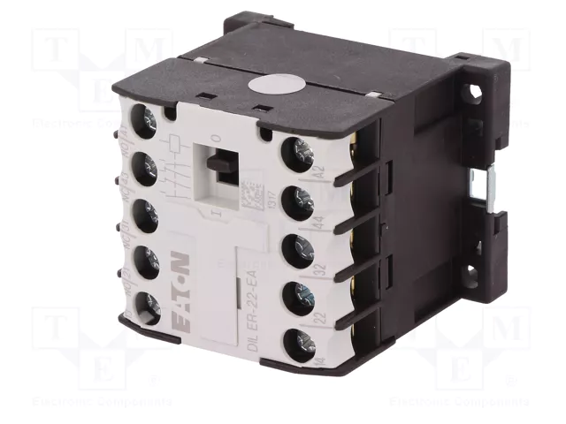 EATON ELECTRIC Contactor DILER 4-polar 230VAC 6A NC x2 + NA x2