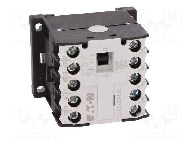 EATON ELECTRIC Contactor DILER 4-polar 230VAC 6A NC x2 + NA x2
