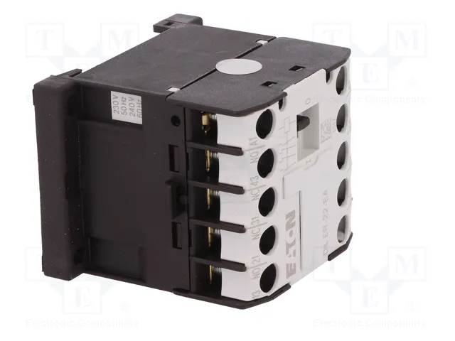 EATON ELECTRIC Contactor DILER 4-polar 230VAC 6A NC x2 + NA x2