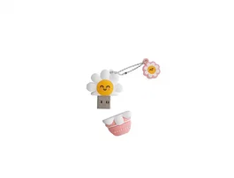 Wondee Memoria USB Mr. Wonderful 32GB Margarita con Llavero y Adaptador USB-C