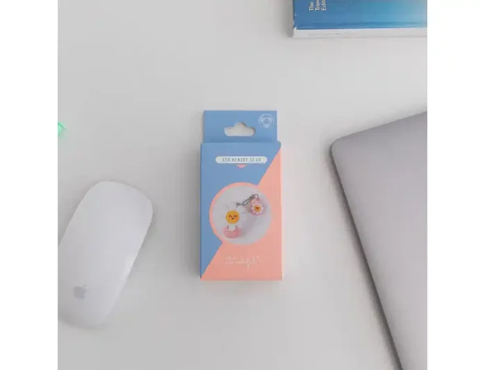 Wondee Memoria USB Mr. Wonderful 32GB Margarita con Llavero y Adaptador USB-C