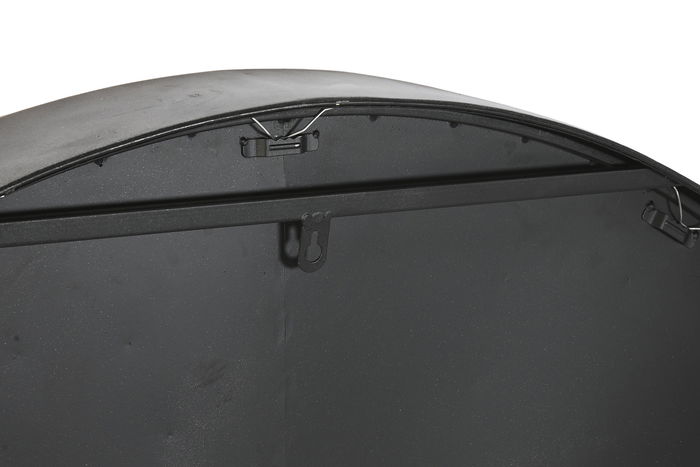 DKD Home Decor Reloj de Pared Vintage Plateado Hierro Cristal 100x100x10 cm