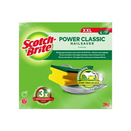Scotch-Brite® Estropajo Salvauñas Clásico XXL 4 Unidades