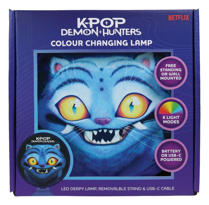 Blue Sky Studios KPop Demon Hunters Lámpara Mood Light con USB-C Derpy 11cm Blue Sky Studios KPop Demon Hunters Lámpara Mood Light con USB-C Derpy 11cm
