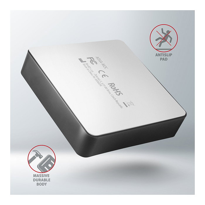 Axagon ADSA-M2C NVMe Clone Dual SSD Docking Station