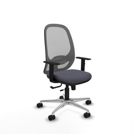 PIQUERAS Y CRESPO Silla de oficina Cilanco Gris con mecanismo Sincro/Traslack