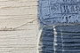 DKD Home Decor Cuadro Lienzo Pino Moderno Azul y Blanco