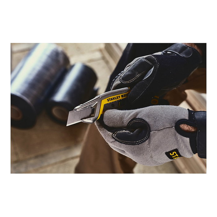 Stanley Cortador de botón pulsador FATMAX de 18 mm con ajuste rápido