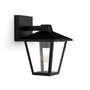 Philips Kinno Aplique Exterior Negro Luz Hacia Abajo E27 25W